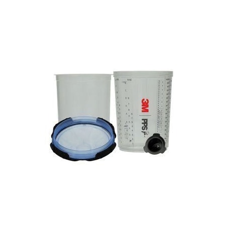 3M PPSTM  2.0 Spray Cup System Kit, Large 28 fl oz, 850 mL, 125u Micron Filter 7100284561